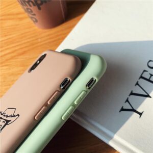 Case para iPhone XS cafe con diseño de Woody de Toy Story